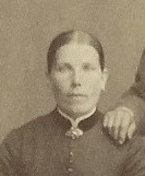 Johanna Larsdotter, gift med Gustaf Pettersson Modin och mor till Cecilia.