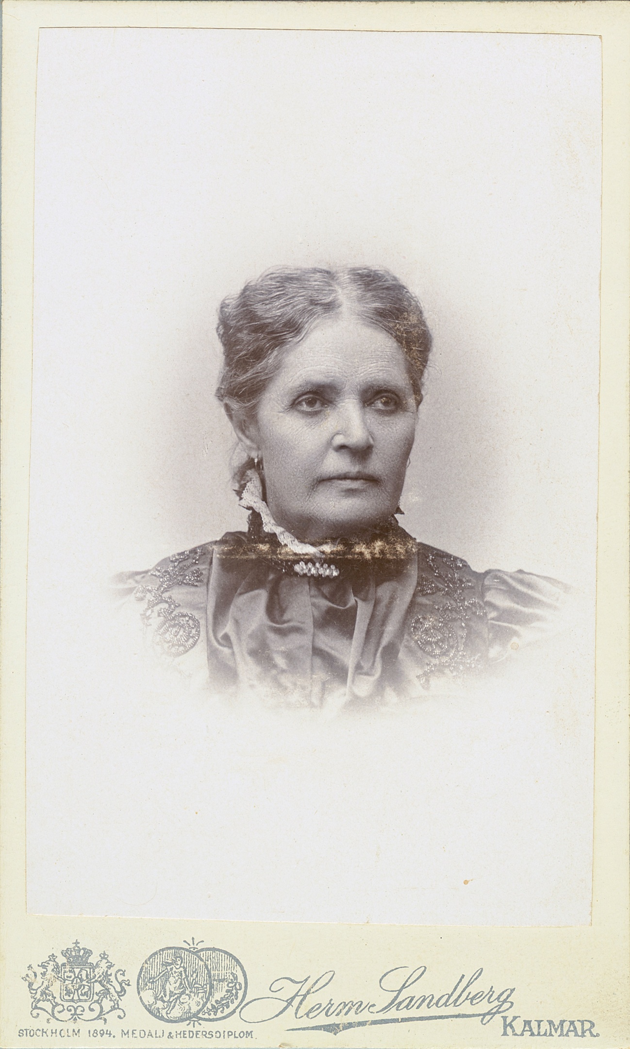 Johanna Parrow. Dotter till Joachim Hinrich Parrow och Vendela Christina Sabelström ovan.