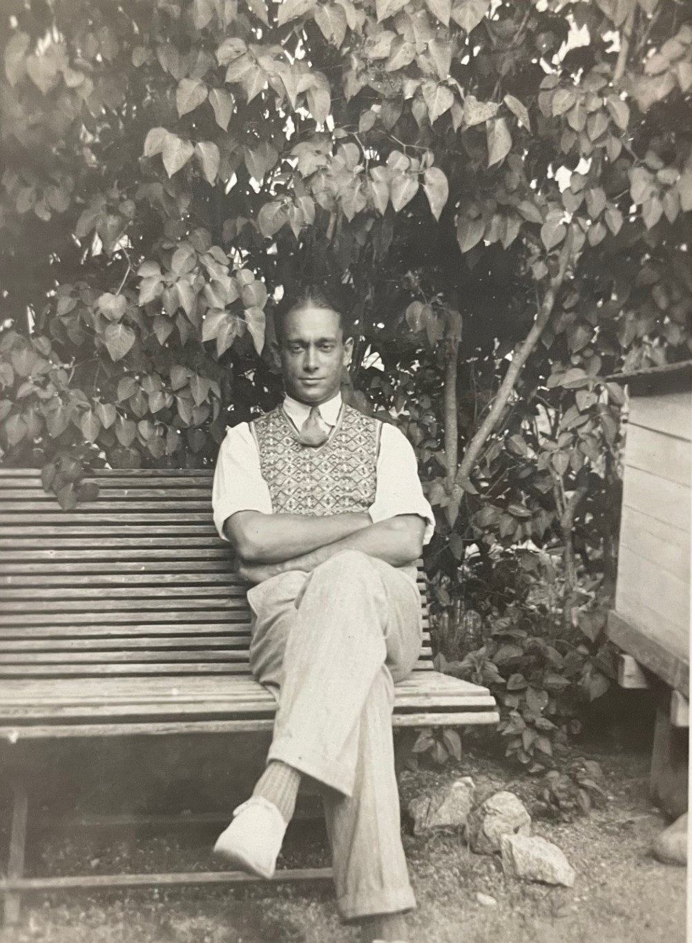 Olof Henry Strand, son till Olof Johan och Cecilia Strand ca 1930.