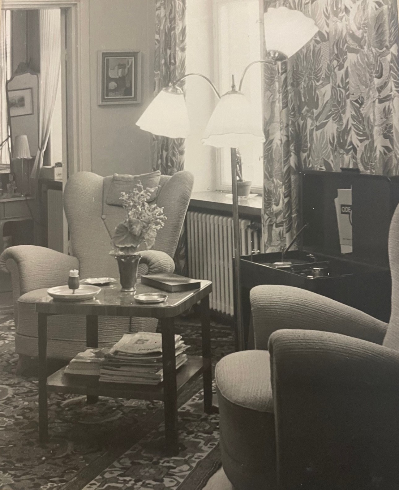 Olof Johan och Cecilias Strands Stockholmsvåning på Nybrogatan 64.