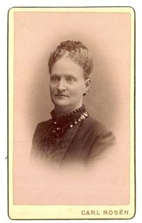 Mathilda Fridén, dotter till Nicklas Petter Fridén och Augusta Elisabeth Odhelius - mor till Sara Fredrika Åström.