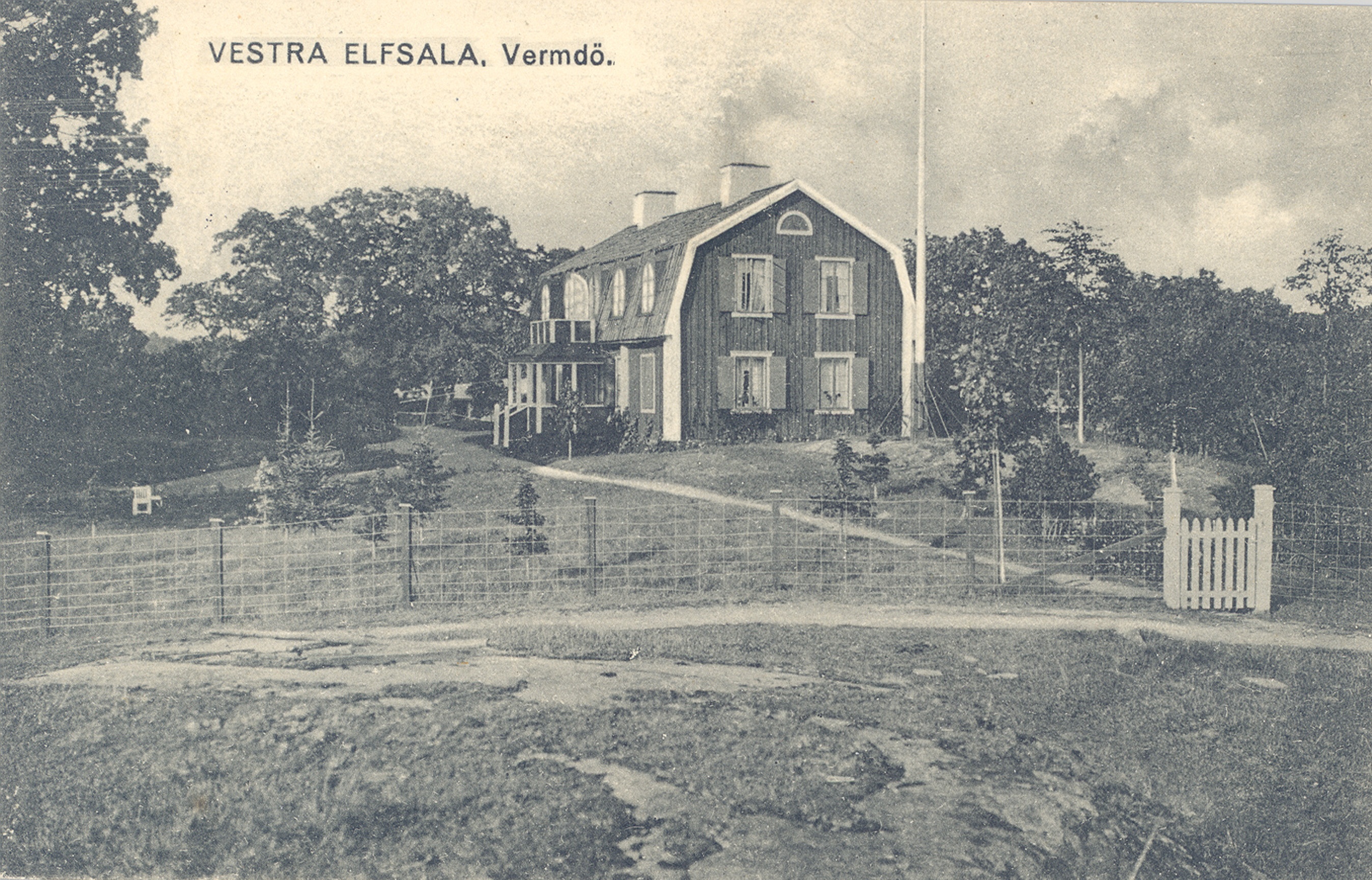 Elin och maken Hermans första lantbostad Elfviks gård.