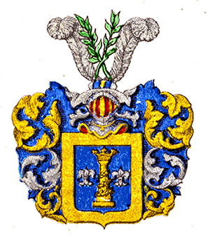 Lisbeth Castelius, sonsondotter till Hauptman Laurentz Assarsson (Lagerstolpe) och Maria Johansdotter (Strusshielm) ovan. Gift med Kronolänsman Petter Törnecrantz.