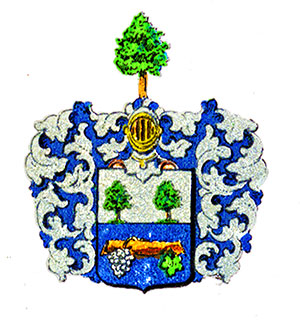 Erik von der Linde, gift med Vendela Jakobsdotter Lohrman (Ros till Segersjö och Malmvik).